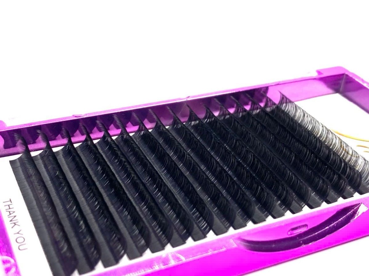 Volymfransar 0.05 D Böj - Premium Lash Extensions Sverige